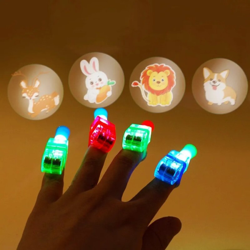 Child Finger Light Projector 8Pcs