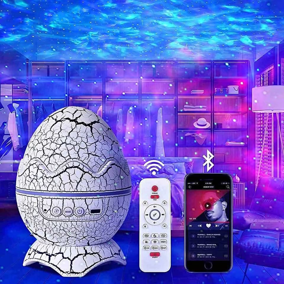 Dinosaur Egg projector light