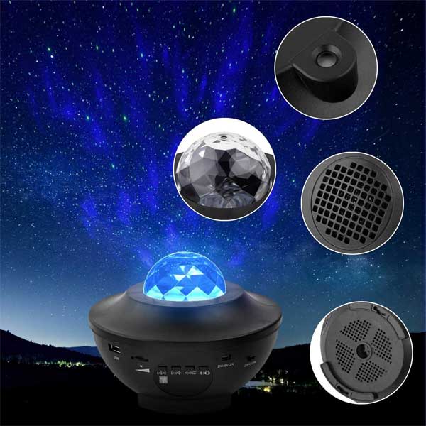 Galaxy Projector Sky LED with Bluetooth Music Speaker