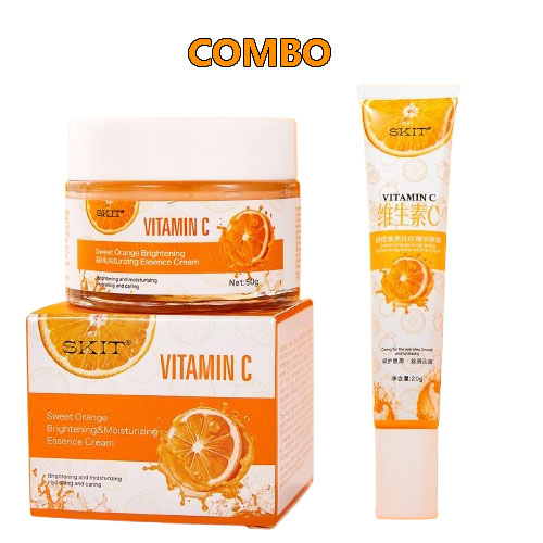 𝐄𝐬𝐬𝐞𝐧𝐜𝐞 𝐂𝐫𝐞𝐚𝐦 & 𝐄𝐲𝐞 𝐜𝐫𝐞𝐚𝐦 𝗩𝗶𝘁𝗮𝗺𝗶𝗻 𝗖 Combo 𝘀𝗸𝗶𝗻 𝗰𝗮𝗿𝗲 𝘀𝗲𝘁 (2 PIECE )